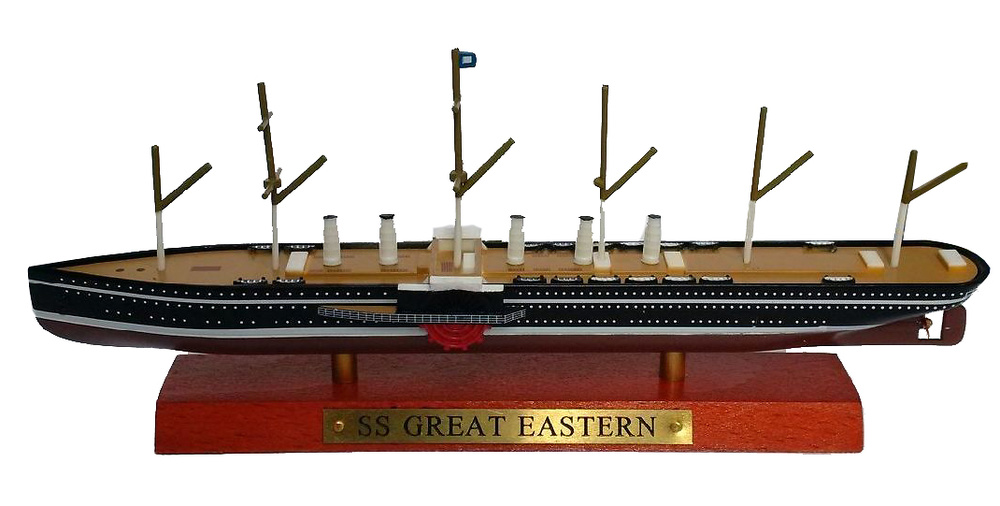 Transatlántico Great Eastern, Gran Bretaña, 1860, 1:1250, Atlas 