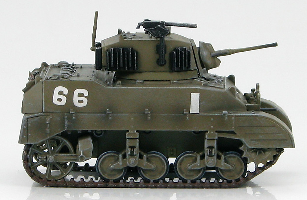 U.S. M5A1 Stuart Light Tank ROC Army, 3rd Company, 1st Bttn., 3rd Armored Regiment, Oct 1949 , 1:72, Hobby Master 