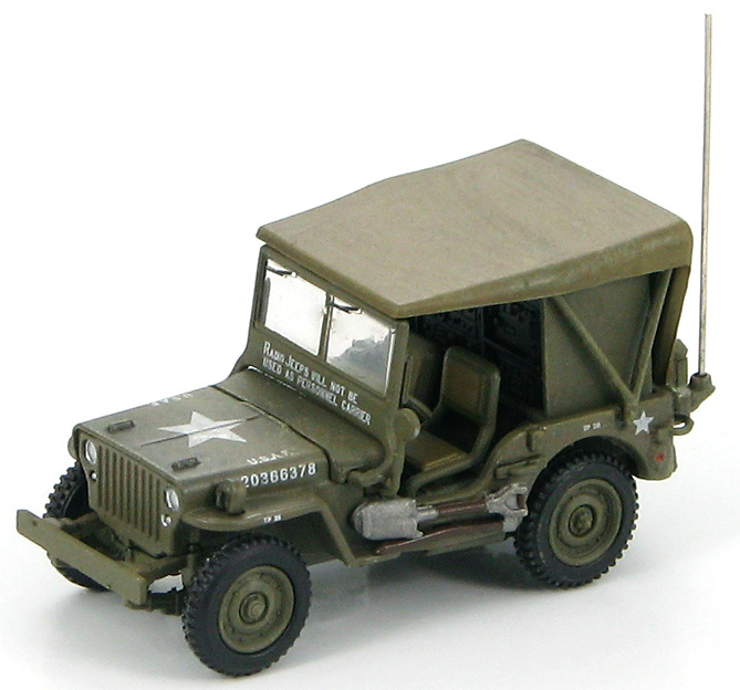 U.S. Willys Radio Jeep UASF, Korea 1950, 1:72, Hobby Master 