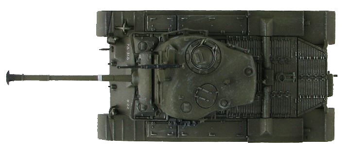 US M46 Patton Medium Tank 7th Infantry Division, 31st Infantry Rgt., Tank Company, 1951, 1:72, Hobby Master 