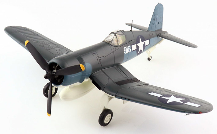 Vought F4U Corsair, USMC VMF-214 Black Sheep, White 915, Última Misión, 1:48, Hobby Master 