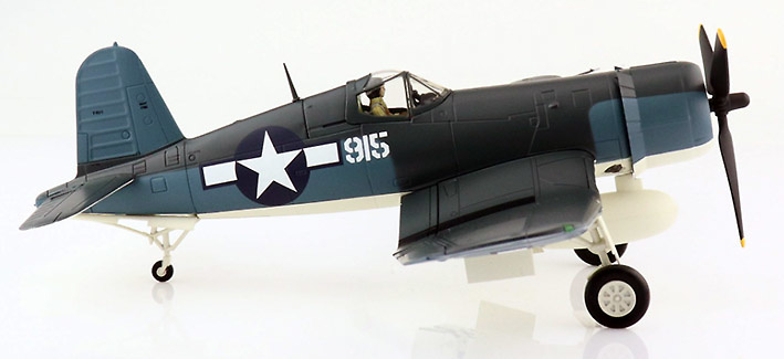 Vought F4U Corsair, USMC VMF-214 Black Sheep, White 915, Última Misión, 1:48, Hobby Master 