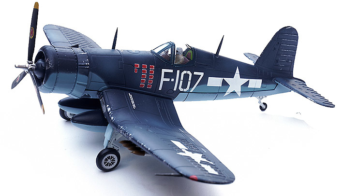 Vought F4U Corsair, USMC VMF-224, Fighting Bengals, Phillip DeLong, 1945, 1:72, Legion 