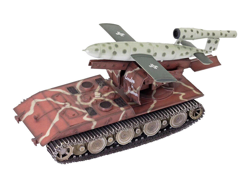 Waffentrager en E-100 con misil V1, Alemania, 1946, 1:72, Modelcollect 