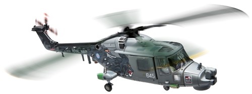 Westland Lynx HMA8 Black Cats Display Team, 702,Royal Naval Air Station, Yeovilton, 2011-12, 1:72, Corgi 