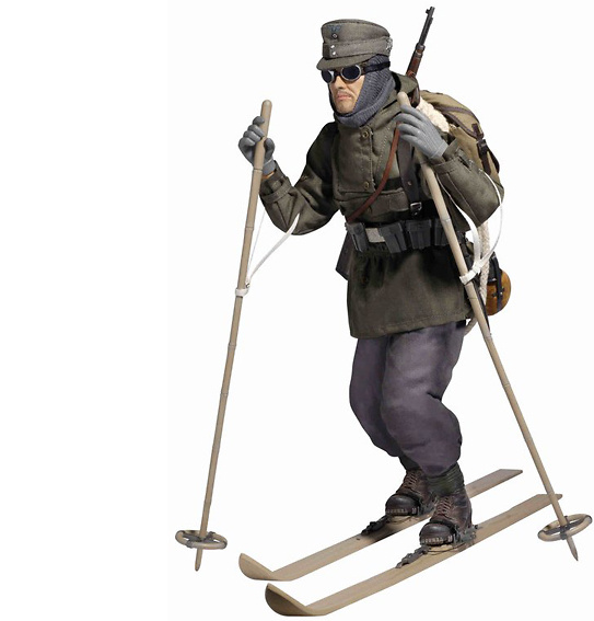 Wilhelm Engels, Gebirgsjäger, German Mountain Infantry Ski Troop, 1.Gebirgs-Division, Caucasus 1942, 1:6, Dragon Figures 