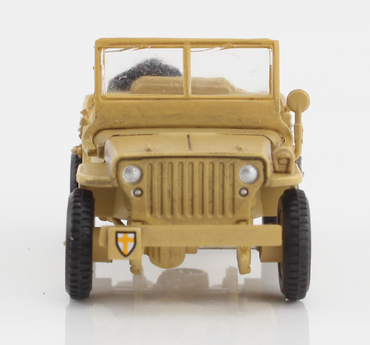 Willys Jeep, 8º Ejército Británico, General Bernard Montgomery, Sicilia, 1943, 1:72, Hobby Master 