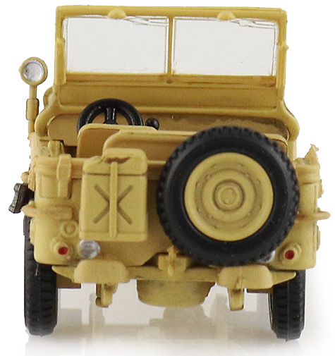 Willys Jeep, 8º Ejército Británico, General Bernard Montgomery, Sicilia, 1943, 1:72, Hobby Master 