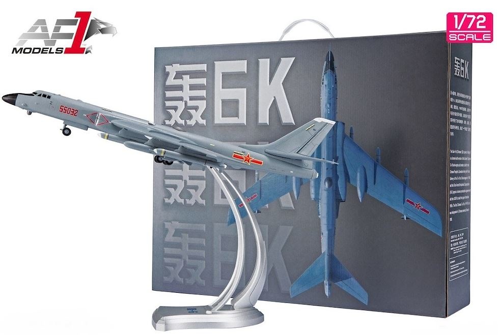 Xian H-6K Bombardero, PLAAF, Fuerza Aérea China, 55032, 1:72, Air Force One 