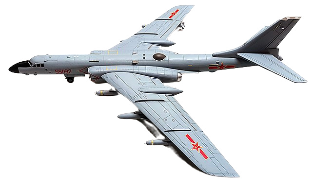 Xian H-6K Bombardero, PLAAF, Fuerza Aérea China, 55032, 1:72, Air Force One 