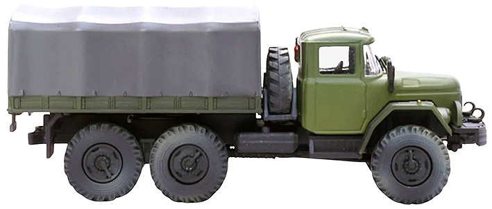 ZIL131, Camión de 3,5 toneladas 6x6, Fuerzas Terrestres de Ucrania, Ucrania, 2022, 1:72, Legion 