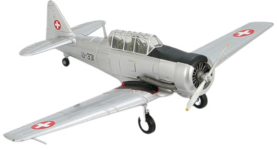 AT-16 Harvard U-331, Swiss Air Force, años 60, 1:72, Hobby Master