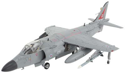 BAe Sea Harrier FA.Mk 2, RNFAA, ZH804, 2018, w/Sea Eagle Missiles, 1:72, Hobby Master