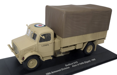 Camión Bedford OYD, 10th Armored Division, Alam el Halfa, Egipto, 1942, 1:43, Atlas