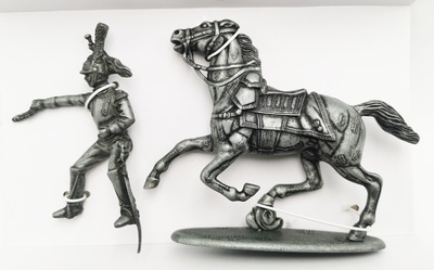 Coracero y Caballo de Coracero, 1:24, Atlas Editions