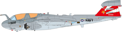 EA-6B Prowler, U.S. NAVY, VAQ-136 Gauntlets, USS George Washington, 2012, 1:72, JC Wings