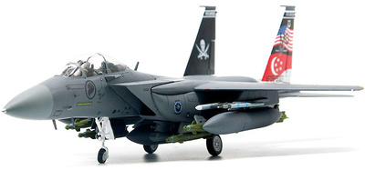 F-15SG Strike Eagle, 238th Fighter Squadron "Bucaneers", Fuerza Aérea de Singapur, 2015, 1:72, JC Wings