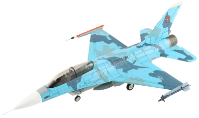 F-16B "Top Gun" 920458, 40 Aniversario de la Aviación Naval, NSAWC, 2009, 1:72, Hobby Master