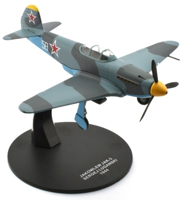 Jakowlew JAK-3 pilotado por Sergej Luganski, 1944, 1:72, Atlas