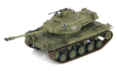 M41G Walker Bulldog "246", Ejército Alemán, años 50, 1:72, Hobby Master