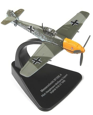 Messerschmitt Bf 109E-4, Capitán Wolfgang Lippert, Batalla de Inglaterra, 1940, 1:72, Oxford