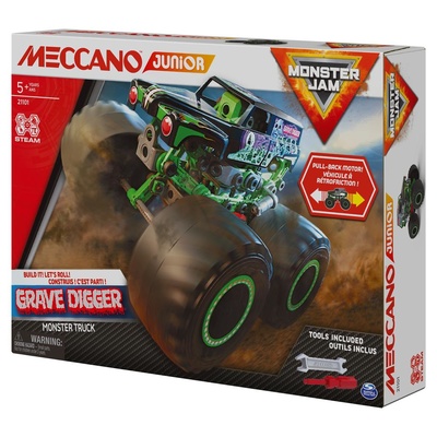 Monster Jam Grave Digger Monster Truck, Meccano