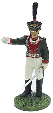 Oficial del Rgto. Litovsky con uniforme de verano, 1812, 1:32, Eaglemoss