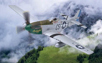 P-51D Mustang, 44-14733/CS-L "Daddy's Girl", Capt. Ray Wetmore, Norfolk, 1945, 1:72, Corgi 