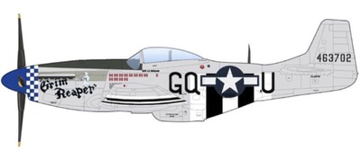 P-51D Mustang, USAAF, 4463702 Grim Reaper, 1945, 1:48, Hobby Master