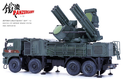 Pantsir-S1, Sistema de Defensa Aérea Rusa, Desfile del Día de la Victoria, Moscú, Rusia 2018, 1:72, Panzerkampf