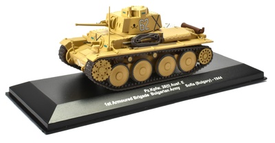 Pz. Kpfw. 38, Ausf. E, 1ª Brigada Armada, Ejército Búlgaro, Sofía, 944, 1:43, Atlas 