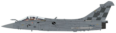 Rafale EC 151, Fuerza Aérea Croata, Francia, 2024, 1:72, Hobby Master