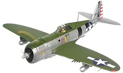 Republic P-47D Thunderbolt, USAAF 348th FG, 360th FS, "Bonnie", William Dunham, Leyte, 1944, 1:72, Corgi