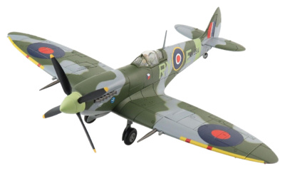 Supermarine Spitfire Mk IX RAF No.313 Sqn, MK694, Jaroslav Dobrovolny, October 1944, 1:48, Hobby Master