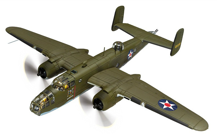 B-25B Mitchell 40-2261, The Ruptured Duck’, Doolittle Raid, 1942, 1:72 ...