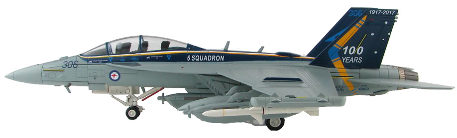 EA-18G Growler A46-306, No.6 Sqn 100th Anniversary, RAAF, 2018, 1:72, Hobby  Master