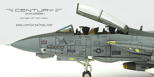 F-14A Tomcat VF-154 Black Knights, NF101, 2003, 1:72, Century