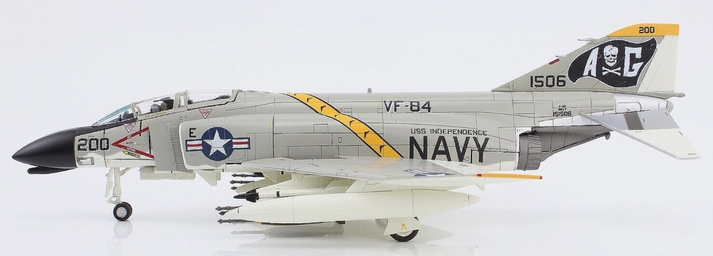 F 4b Phantom Ii Usn Vf 84 Jolly Rogers Ag200 Uss Independence 1964