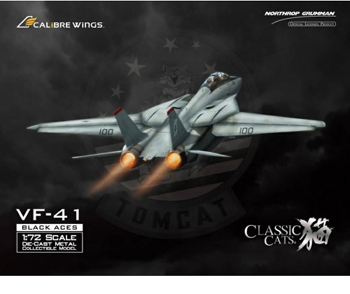 Grumman F-14A Tomcat VF-41 Black Aces Buno 162608, 1:72, Calibre