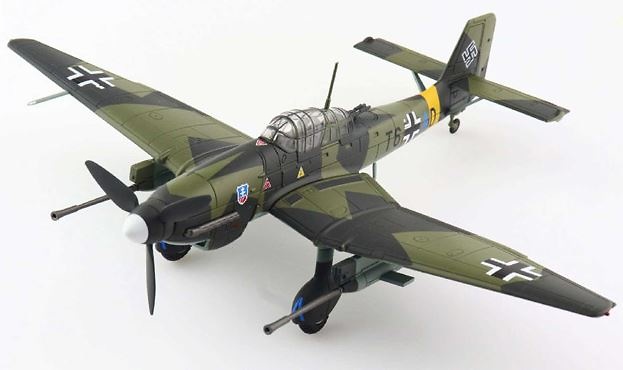 Ju-87G Stuka Luftwaffe, T6+AD, Hans Rudel, Eastern front, 1:72, Hobby ...