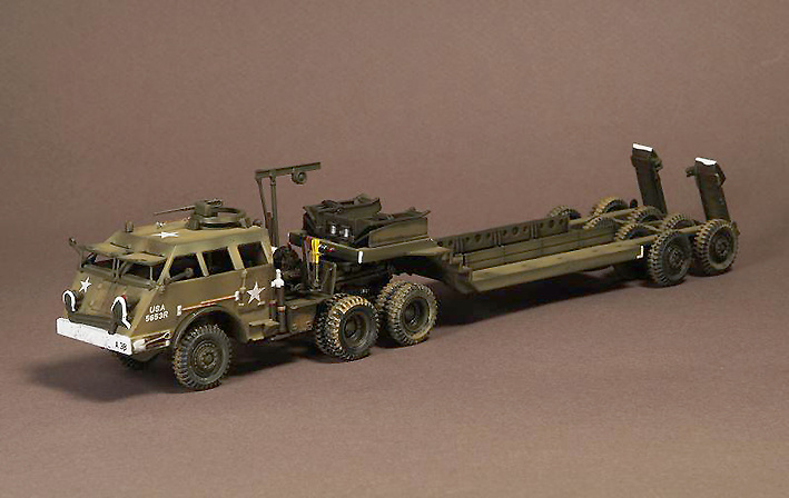 M26 Dragon Wagon con Trailer, 12th US Armored Division, Francia