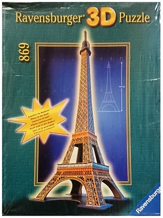 dignidad puramente Muchos Puzzle 3D, Torre Eiffel, Ravensburger