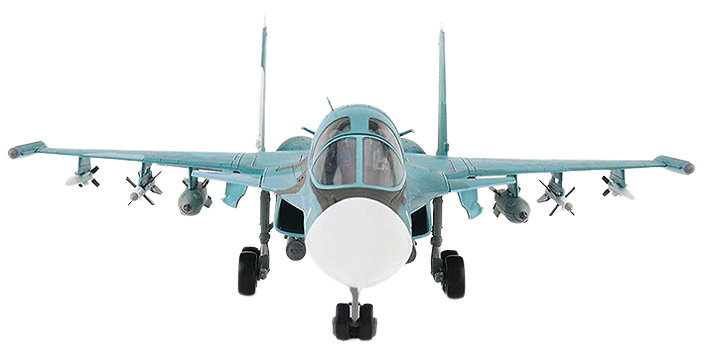 Su-34 Fullback, Russian Air Force, Red 24, Ukraine, March 2022, 1:72, Hobby  Master