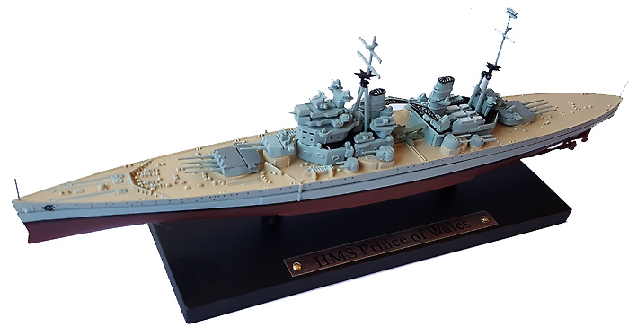 Battleship HMS Prince of Wales 1939 1: 1250, Atlas