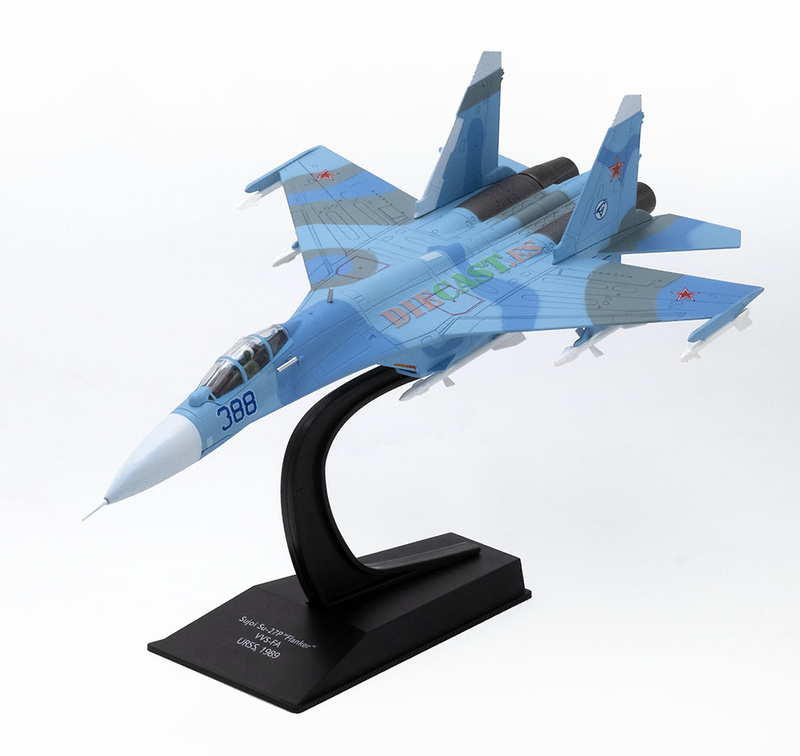 Sujoi SU-27P Flanker, Soviet Air Force, USSR, 1989, 1: 100, Salvat G1 ...